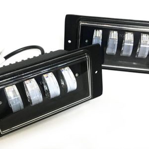 Протитуманні фари LED ВАЗ 211022112, 2113-2115 ПТФ 4 лінзи Протитуманці 80 ват туманки птф 1 шт.