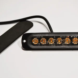 Фара ГАБАВІТ LED (NTK) 12V-24V 6-ТИ ДИОДНИЙ ЖІЛТИЙ СТРОБОСКОП