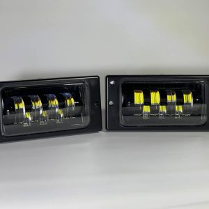 Протитуманні фари LED ВАЗ 2110-211 ПТФ 7 лінзи Протитуманки 100 ват білий жовтий туманки Птф