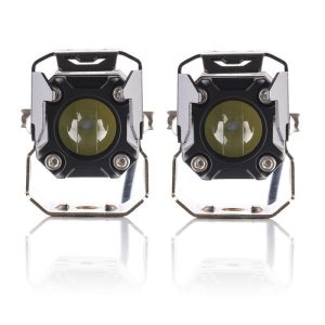 Лінза світлодіодна Bi-Led S18 40W (W/Y) mini IP67 ближнє і дальнє світло з СТГ (к-т 2 шт)