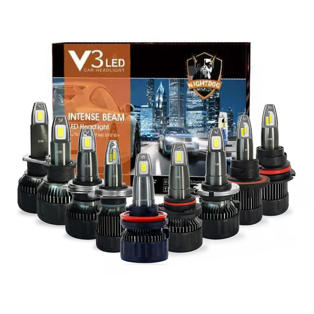 Комплект LED ламп V3 HeadLight H4 9v-36v 70W 6500K К - Зображення 2