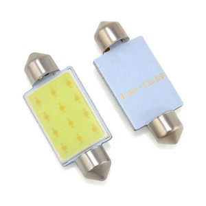 Світлодіодна автомобільна лампа T11 x 41 mm SV8,5 COB (12chip) 12 V WHITE