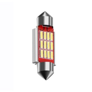 Світлодіодна автомобільна лампа T11 x 36 mm SV8,5 12 SMD (4014) 12 V WHITE