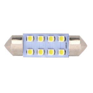 Світлодіодна автомобільна лампа T11 x 41 mm SV8,5 8 SMD (2835) 12 V WHITE