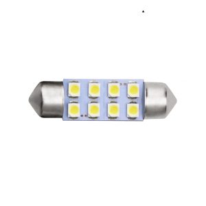 Світлодіодна автомобільна лампа T11 x 36 mm SV8,5 8 SMD (2835) 24 V WHITE