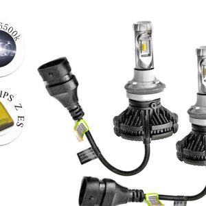 Комплект LED ламп X3 H11 6500K 9-32V 22 W з радіатором (діод ZES)