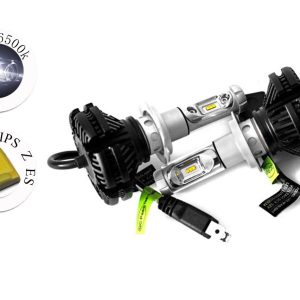 Комплект LED ламп X3 H7 6500K 9-32V 22 W з радіатором (діод ZES)
