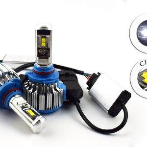 Комплект LED ламп T1 H11 6000K 9-32V радіатор з вентилятором (діод CREE)