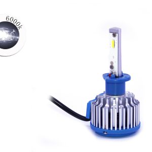 Комплект LED ламп T1 H1 6000K 9-32V радіатор з вентилятором (діод CSP)