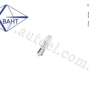 Автомобільна лампа Квант T5 (W2,3W) 12 V 2,3 W W2x4,6d