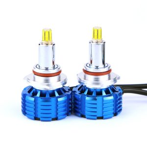 Комплект LED ламп X8 HIR2 (9012) 6500K 12-24 V 25 W радіатор із вентилятором (діод CSP, 360° кругове