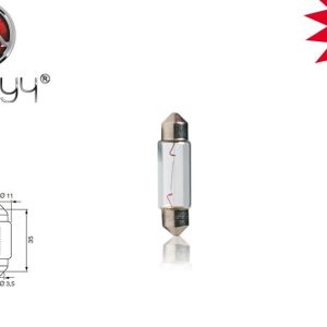 Автомобільна лампа Діапроменів Т11 x 36 mm 24 V 5 W SV8,5