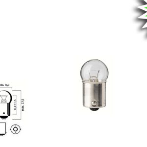 Лампа 28V 10W BA15s