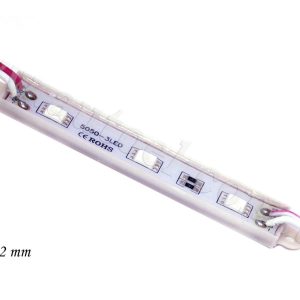Світлодіодний модуль 12 V 3 SMD 5050 (75 mm*12 mm) червоний
