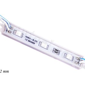 Світлодіодний модуль 12 V 3 SMD 5050 (75 mm*12 mm) синій