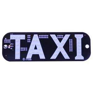 Табличка світлодіодна TAXI червона/зелена на присосках
