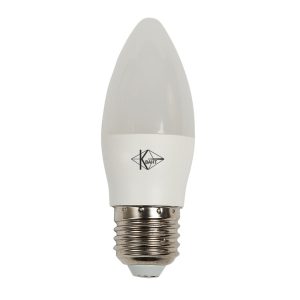 Світлодіодна лампа Квант LED 220 V 7 W E27 C37 нейтральний білий