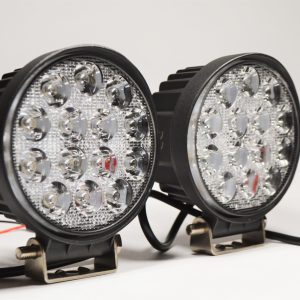 Світлодіодна LED-фара робоча 42W/60° 42 Вт.(3 Вт*14ламп) Широкий промінь (Комплект 2шт)