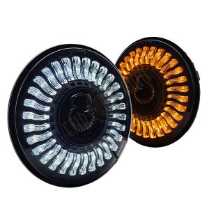 Світлодіодна LED-фара 75 Вт Нива, УАЗ 469, ВАЗ 2101, 2121, мотоцикл, мото 7 дюйм 1 шт.