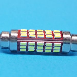 Світлодіодна лампа T11 x 41 mm SV8,5 60SMD 1030 12 V WHITE