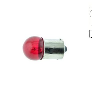 Автомобільна лампа R5W 12 V 5 W BA15S RED