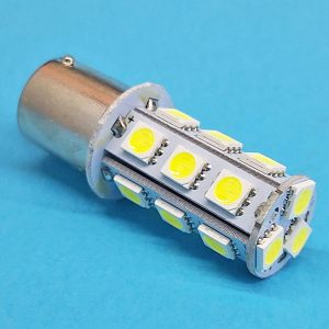 Світлодіодна лампа P21W BA15S 18 SMD 5050 12 V WHITE, 1 контакт