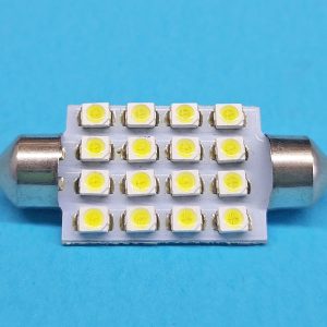 Світлодіодна лампа T11 x 41 mm SV8,5 16 SMD 2835 12 V WHITE