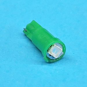 Світлодіодна лампа T5 W2x4,6d 1 SMD 3030 12 V GREEN