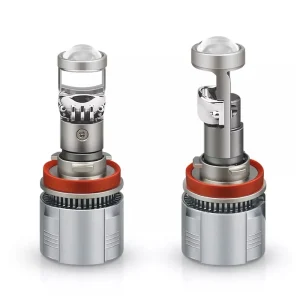 Світлодіодні міні лінзи Led H11 H8/H9/H16 12000LM 6000K 12-24 V з вентилятором 100W комплект