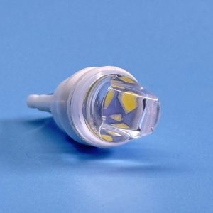 Світлодіодна лампа T10 W2,1x9,5d 3 SMD 2835 12 V WHITE з 3D лінзою, керамічний цоколь