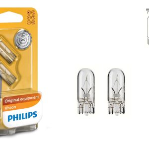 Комплект вказівних ламп розжарювання PHILIPS 12961B2 W5W 12 V 5 W2,1X9,5d (блістер)