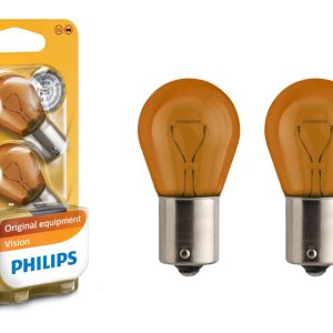Комплект вказівних ламп розжарювання PHILIPS 12496NAB2 PY21W 12 V 21 W BAU15s, блістер