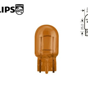 Покажнена лампа розжарювання Philips 12071CP WY21W 12 V 21 W WX3x16d