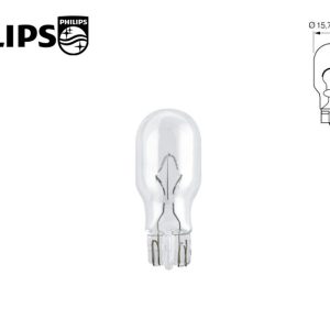 Покажнена лампа розжарювання Philips 12067CP W16W 12 V 16 W W2,1X9,5d