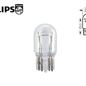 Покажнена лампа розжарювання Philips 12066CP W21/5W 12 V 21/5 W3X16q