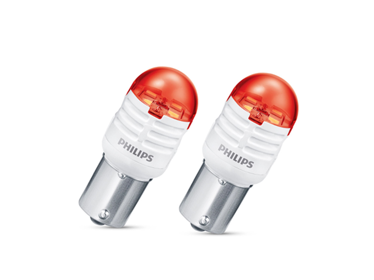 Комплект світлодіодних ламп Philips 11498U30RB2 P21W LED 12 V Ultinon Pro3000 RED - Зображення 2
