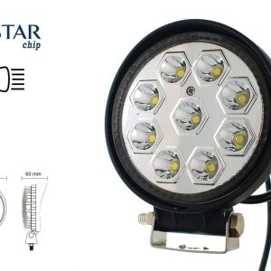 Фара робочого світла 32T-27W 9 світлодіодів Epistar спрямоване світло (SPOT)