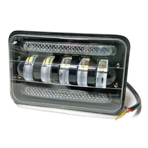 Світлодіодна фара 41B-50W 5 світлодіодів CREE, світло-тенева межа + DRL