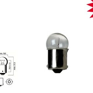 Автомобільна лампа 24 V 10 W BA15s