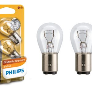 Комплект вказівних ламп розжарювання PHILIPS 12499B2 P21/5W 12 V 21/5 W BAY15d, блістер