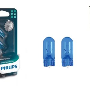 Комплект вказівних ламп розжарювання Philips 12961XVPB2 W5W 12V W2.1X9.5d X-tremeVision Pro150 +150%, блістер