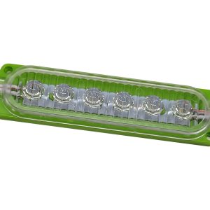 Світлодіодний модуль 12 V 6 SMD 2835 (104 mm*25 mm) зелений