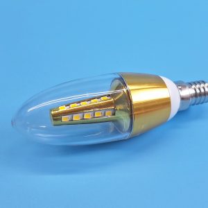 LED-лампа Квант С35 GOLD E14 220 V 6 W 3000 К тепле світло